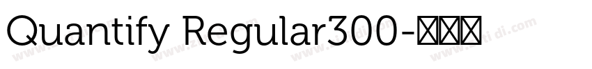 Quantify Regular300字体转换 Quantify Regular300字体转换